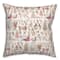 Winter Wonderland Animals Pattern 18" x 18" Spun Poly Pillow